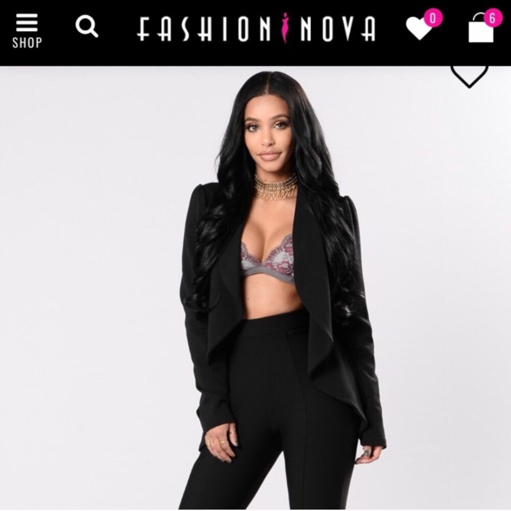 Black Fashion Nova Blazer